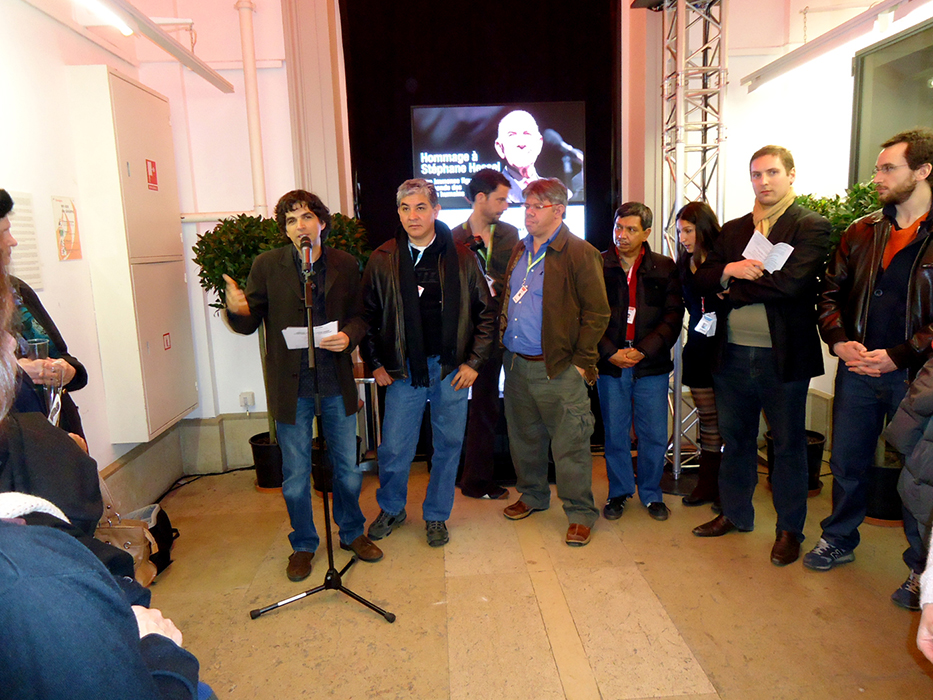 Chappatte ouvre l’expo du Festival du film et forum international sur les droits humains à Genève, avec en guest stars les dessinateurs Alecus (Salvador), McDonald (Honduras) et Fo (Guatemala) – Genève, 4 mars 2013   Chappatte ouvre l’expo du Festival du film et forum international sur les droits humains à Genève, avec en guest stars les dessinateurs Alecus (Salvador), McDonald (Honduras) et Fo (Guatemala) – Genève, 4 mars 2013